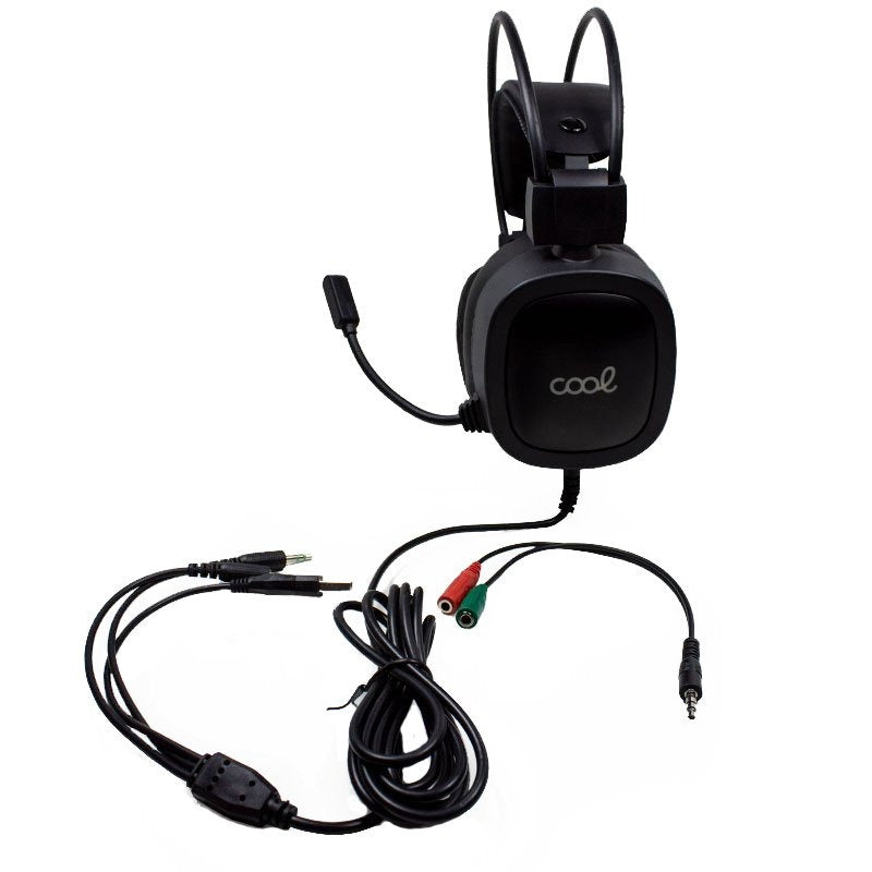 Cool Houston Headset Gaming PC / PS4 / PS5 / Xbox Preto
