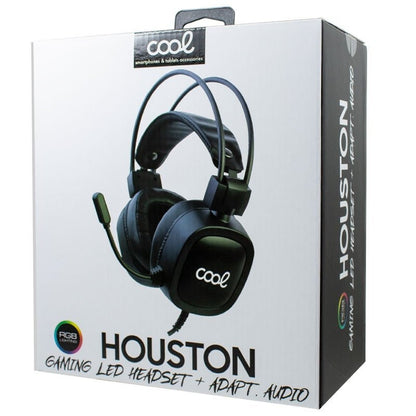 Cool Houston Headset Gaming PC / PS4 / PS5 / Xbox Preto