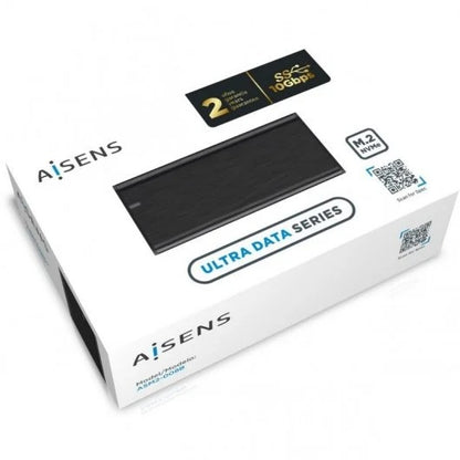 Aisens Caixa Externa para Disco Rígido SSD M.2 NVMe USB-C Cinzenta