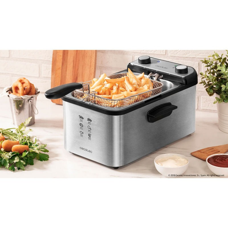 Fritadeira Cecotec CleanFry Infinity 3000 Full Inox 3L
