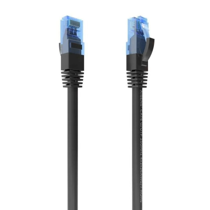 Cabo de Rede Aisens Cat.6 UTP AWG26 CCA 4m Preto RJ45