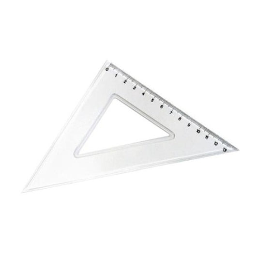 Esquadro Ramirex cristal 45º - 14cm