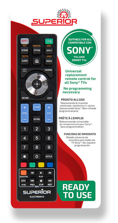 Superior Comando para televisão Compatível Sony