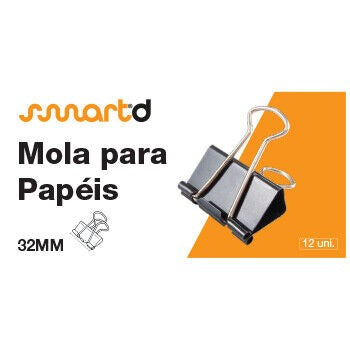 Molas para Papeis 32mm SmartD cx 12