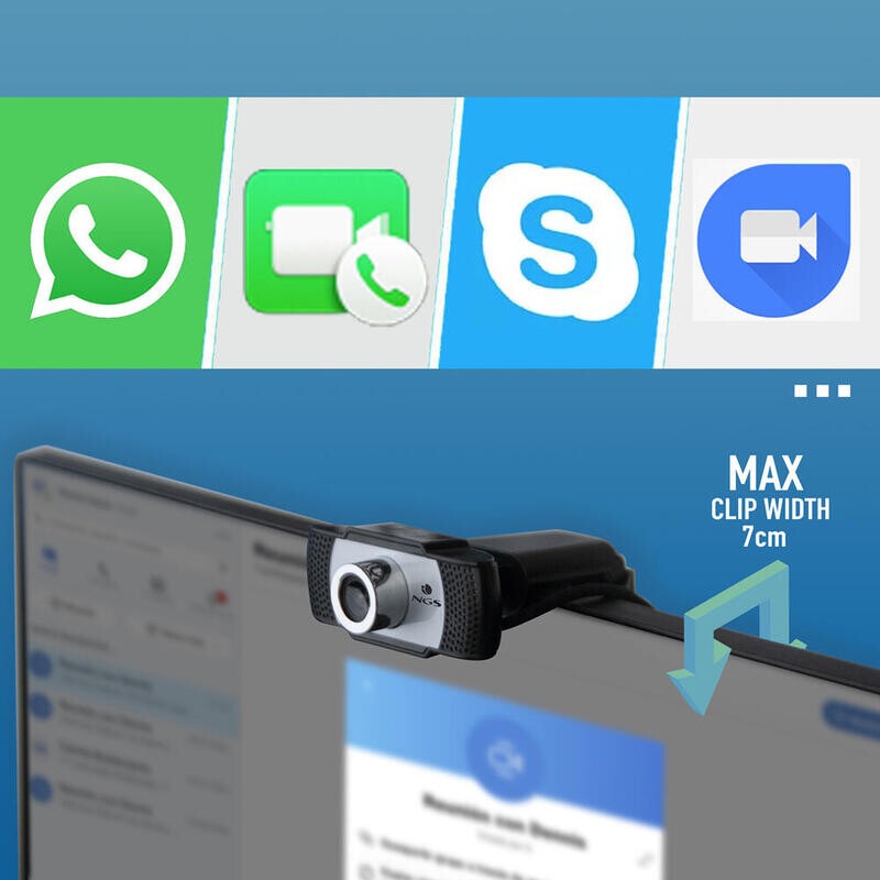 Webcam C.Microfone XpressCam USB 720P HD