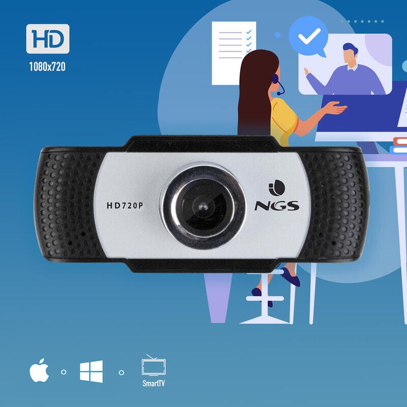 Webcam C.Microfone XpressCam USB 720P HD